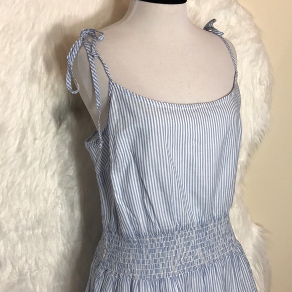 J.Crew Striped smocked-waist dress - Picture 4 of 7